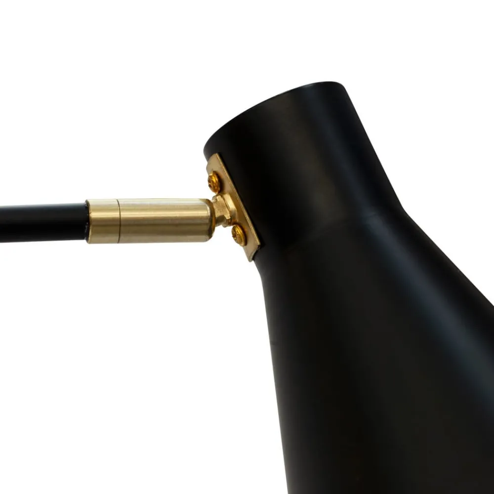 Dyberg Larsen gulvlampe Miles, svart, høyde 154,5 cm Sale