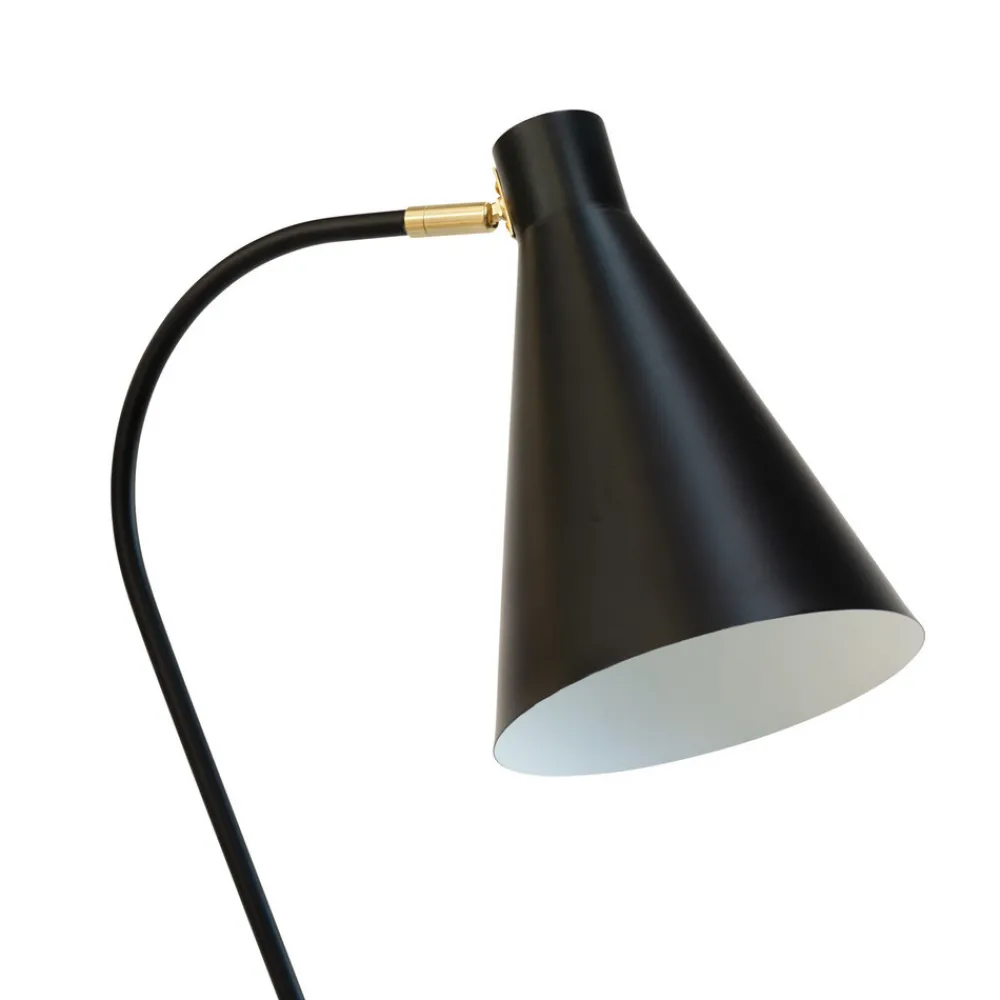 Dyberg Larsen gulvlampe Miles, svart, høyde 154,5 cm Sale