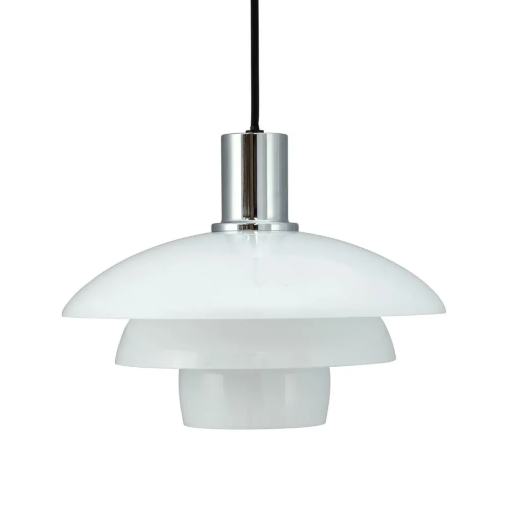 Dyberg Larsen Morph pendellampe, opal, Ø 28 cm, glass| Pendellamper