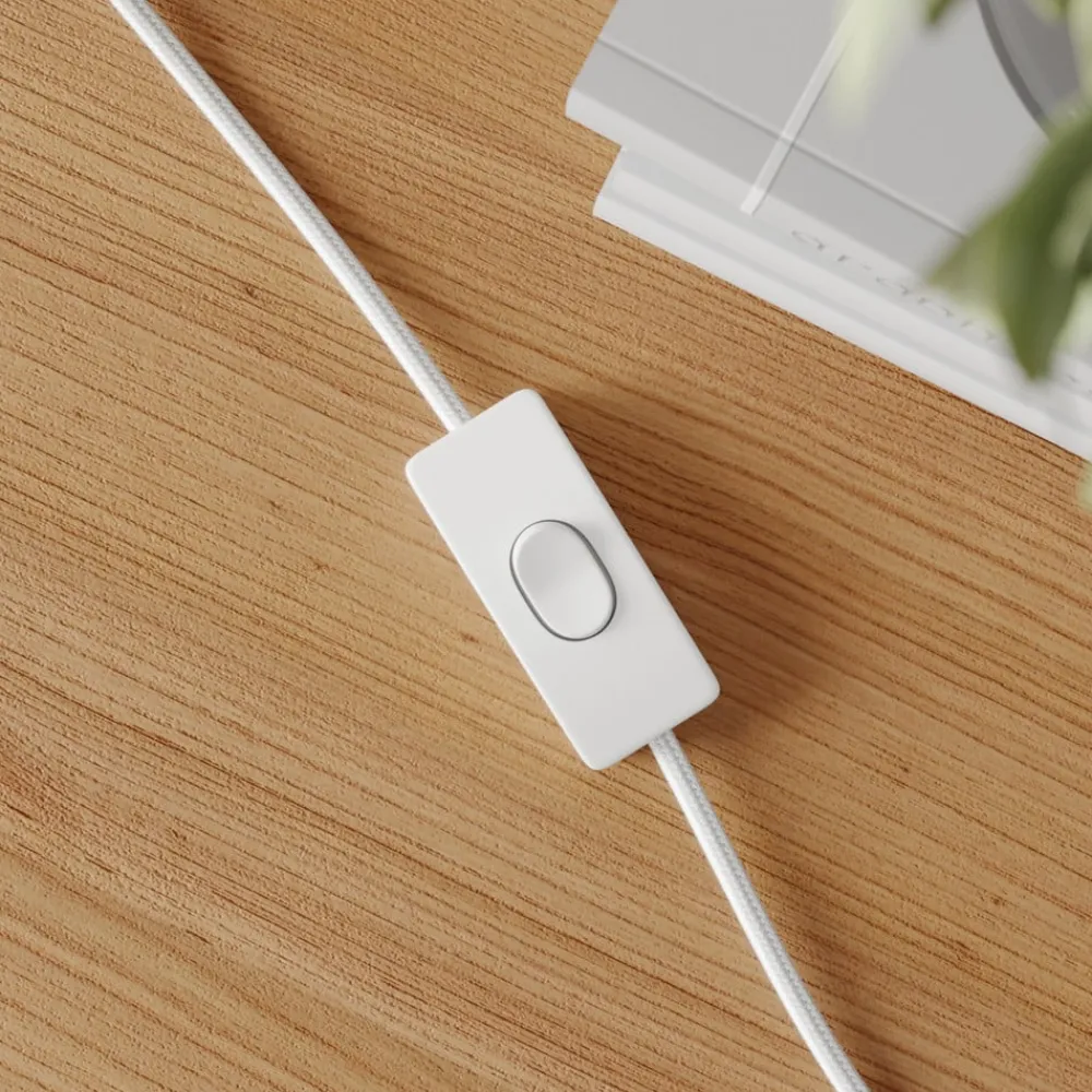 Dyberg Larsen Stockholm bordlampe E14, 43 cm hvit| Bordlamper