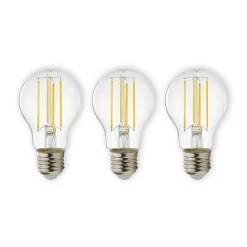 Lindby E27 LED-filament 7W 806lm 2 700 K klart 3 stk| Filament Pærer|Filament Pærer