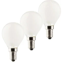 Müller-Licht E14 3W LED-dråpepære 2 700K 3er sett 470lm matt Outlet