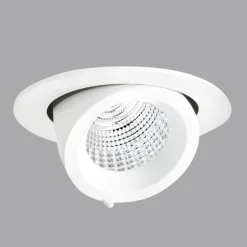 Performance in Lighting EB431 LED-downlight flood reflektor hvit varmhvit| Kontorbelysning|Downlights