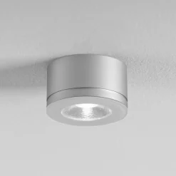 Egger Licht EGG DLS downlight Newton, grå, 30°, 3000 K Ø 6,3 cm IP54| Taklamper Utendørs