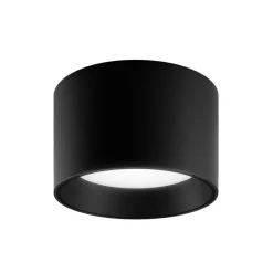 Egger Licht EGG DLS downlight Ringo svart Ø 12,6 cm aluminium IP54 3000 K| Kommersiell Utebelysning|Kontorbelysning