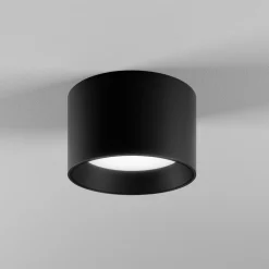 Egger Licht EGG DLS downlight Ringo svart Ø 12,6 cm aluminium IP54 3000 K| Kommersiell Utebelysning|Kontorbelysning