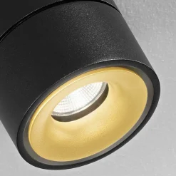 Egger Licht EGG DLS LED-spot Clippo Duo, svart-gull, 2700K| Butikkbelysning