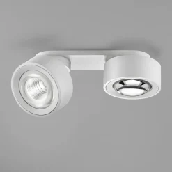 Egger Licht EGG DLS LED-spot Clippo Optic Duo, hvit/hvit, 2 lyskilder, DTW| Butikkbelysning
