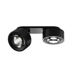 Egger Licht EGG DLS LED-spot Clippo Optic Duo, svart/svart, DTW| Butikkbelysning