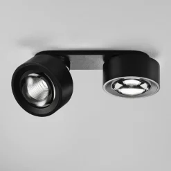 Egger Licht EGG DLS LED-spot Clippo Optic Duo, svart/svart, DTW| Butikkbelysning