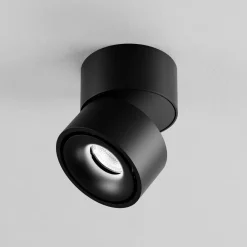 Egger Licht EGG DLS LED-spot Clippo svart/svart Ø 10 cm DALI DTW Clearance
