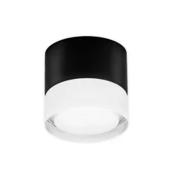 Egger Licht EGG DLS Phoenix utendørs taklampe 3000 K svart Ø 9 cm aluminium Online