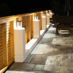 Egger Licht Egger DLS LED-sokkellampe York, grå, 20 cm