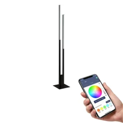 EGLO connect Fraioli-Z LED-gulvlampe svart| Smarthus Belysning