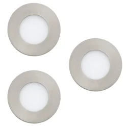 EGLO connect Fueva-C LED innfelt spotlight 8,6 cm, sett med 3 stk Discount