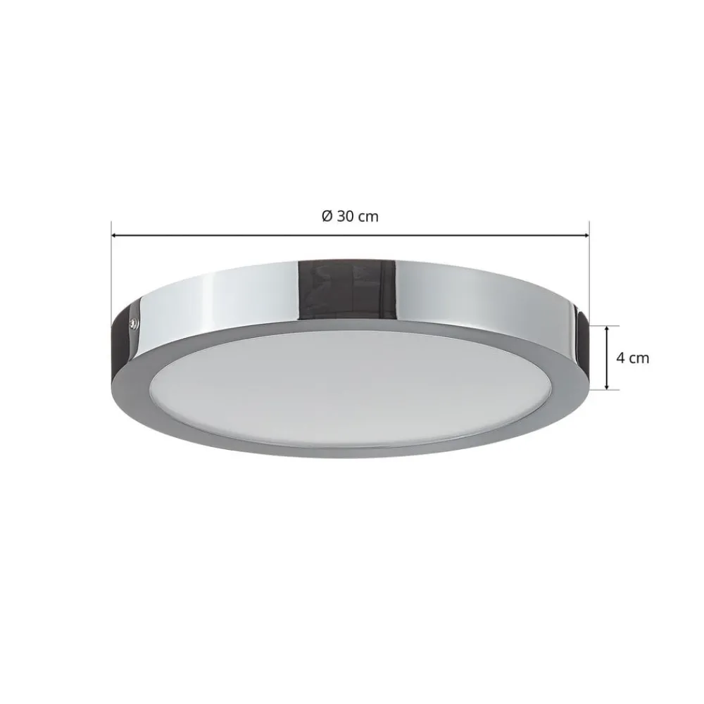 EGLO connect Fueva-C taklampe rund 30 cm krom Outlet