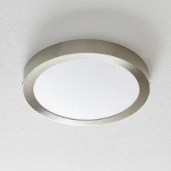 EGLO connect Fueva-C taklampe rund 30 cm nikkel| Smarthus Belysning