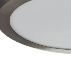EGLO connect Fueva-C taklampe rund 30 cm nikkel| Smarthus Belysning