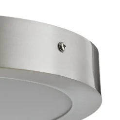 EGLO connect Fueva-C taklampe rund 30 cm nikkel| Smarthus Belysning