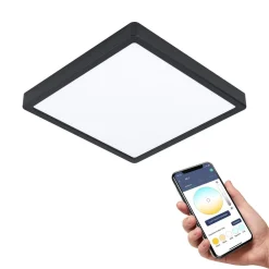 EGLO connect Fueva-Z taklampe 28x28cm sort Hot