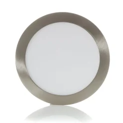 EGLO connect LED innfellingslampe Fueva-C, Ø 22,5 cm, nikkel Discount