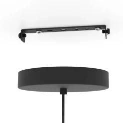 EGLO connect LED-hengelampe Ginestrone-Z, 1 lyskilde, svart Discount