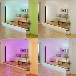 EGLO connect LED-hengelampe Balamorta-Z, 1 lyskilde, svart| Smarthus Belysning