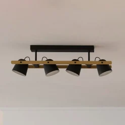 EGLO connect LED-taklampe Hornwood-Z, 4 lyskilder, svart New