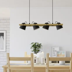 EGLO connect LED-taklampe Hornwood-Z, 4 lyskilder, svart Hot