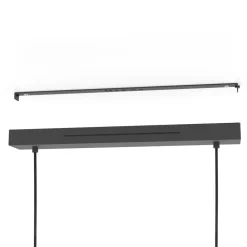 EGLO connect LED-taklampe Hornwood-Z, 4 lyskilder, svart Hot