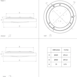 EGLO connect Montemorelos-Z, RGBW, svart, Ø42cm Clearance