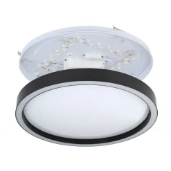 EGLO connect Montemorelos-Z, RGBW, svart, Ø42cm Clearance