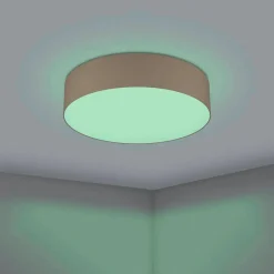 EGLO connect Romao-Z LED-taklampe, Ø57cm, taupe| Smarthus Belysning