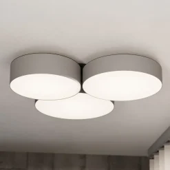 EGLO connect Smart LED-taklampe Barbano-Z, grå| Smarthus Belysning