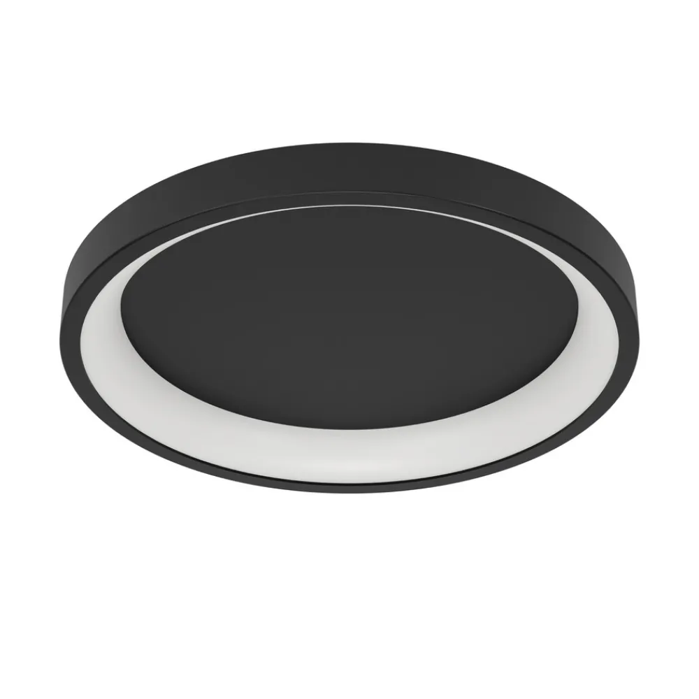 EGLO connect Smart-LED taklampe Loretello-Z, rund, svart