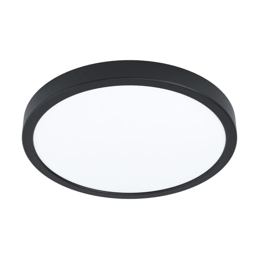 EGLO connect Smart-LED-påbyggingslampe Fueva 6-Z, svart, Ø38cm Outlet