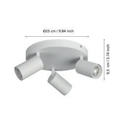 EGLO connect Telimbela-Z taklampe 3 lysk, hvit Outlet