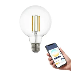 EGLO connect -z E27 G95 globe 6W 806l 2 200–6 500 K| Smarthus Lyspærer