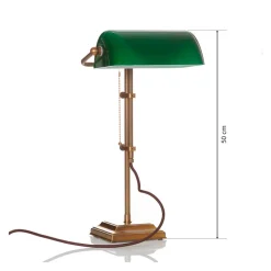 Berliner Messinglampen Ekte banklampe TULSI Online