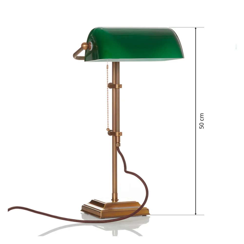 Berliner Messinglampen Ekte banklampe TULSI Online