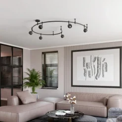 ELC Delila skinnesystem, rundt, sandsort| Skinnesystem