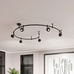 ELC Delila skinnesystem, rundt, sandsort| Skinnesystem