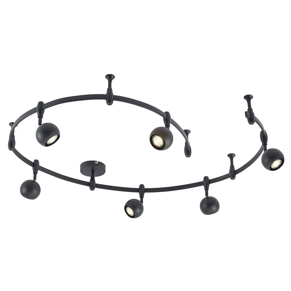 ELC Delila skinnesystem, rundt, sandsort| Skinnesystem