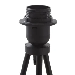 ELC Elsika gulvlampe på stativ, stoffskjerm, brun| Gulvlamper