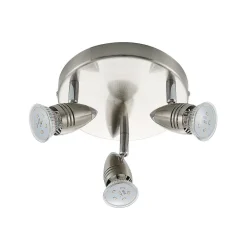 ELC Kalean downlight, nikkel, 3 lyskilder| Design- Og Hotellbelysning|Led-Innendørs