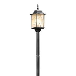 Konstsmide Elegant MILANO gatebelysning i svart og sølv| Gatebelysning, Pullert Belysning