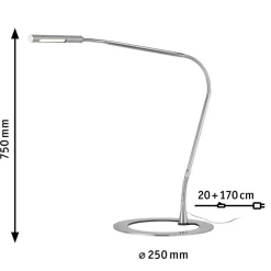 Paulmann Elegant PLAZA skrivebordslampe i jern| Kontorbelysning|Bordlamper