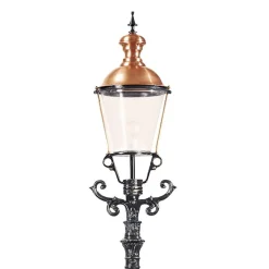 K.S. Verlichting Elegant stolpelampe Düsseldorf, svart| Lyktestolper