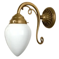 Berliner Messinglampen Elegant vegglampe Paris av messing Outlet