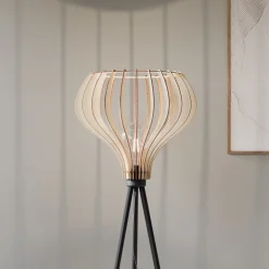 Envostar Faje gulvlampe av kryssfinér bjørk| Gulvlamper